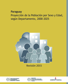 Paraguay. Proyección de la Población por Sexo y Edad, según Departamento, 2000-2025