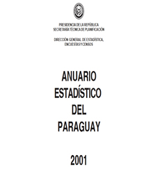 ANUARIO ESTADÍSTICO 2001