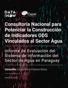 Consultoría Nacional para Potenciar la Construcción de Indicadores ODS Vinculados al Sector Agua