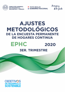Ajuste metodológico EPHC 2020 - 3er trimestre