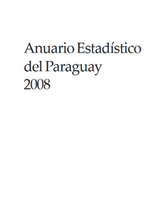 ANUARIO ESTADÍSTICO 2008