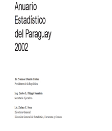 ANUARIO ESTADÍSTICO 2002