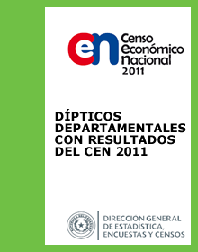 DÍPTICOS DEPARTAMENTALES CON RESULTADOS DEL CEN 2011